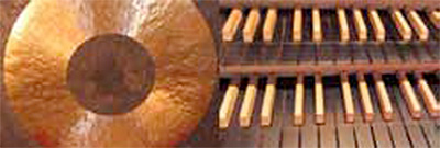 Gong mit Orgel
